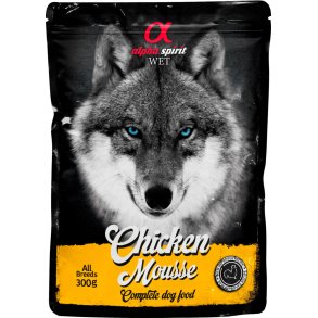 Alpha Spirit pouch mousse vdfoder - Kylling 300 gr.
