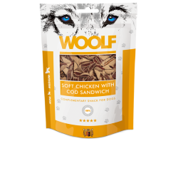 Woolf Sandwich med Kylling og Torsk, 100g